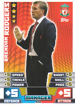 Brendan Rodgers Liverpool 2014/15 Topps Match Attax Manager #MN9